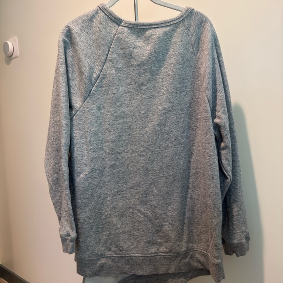 Anthropologie Gray Sweater with Tiger Embroidery - Picture 2 of 3